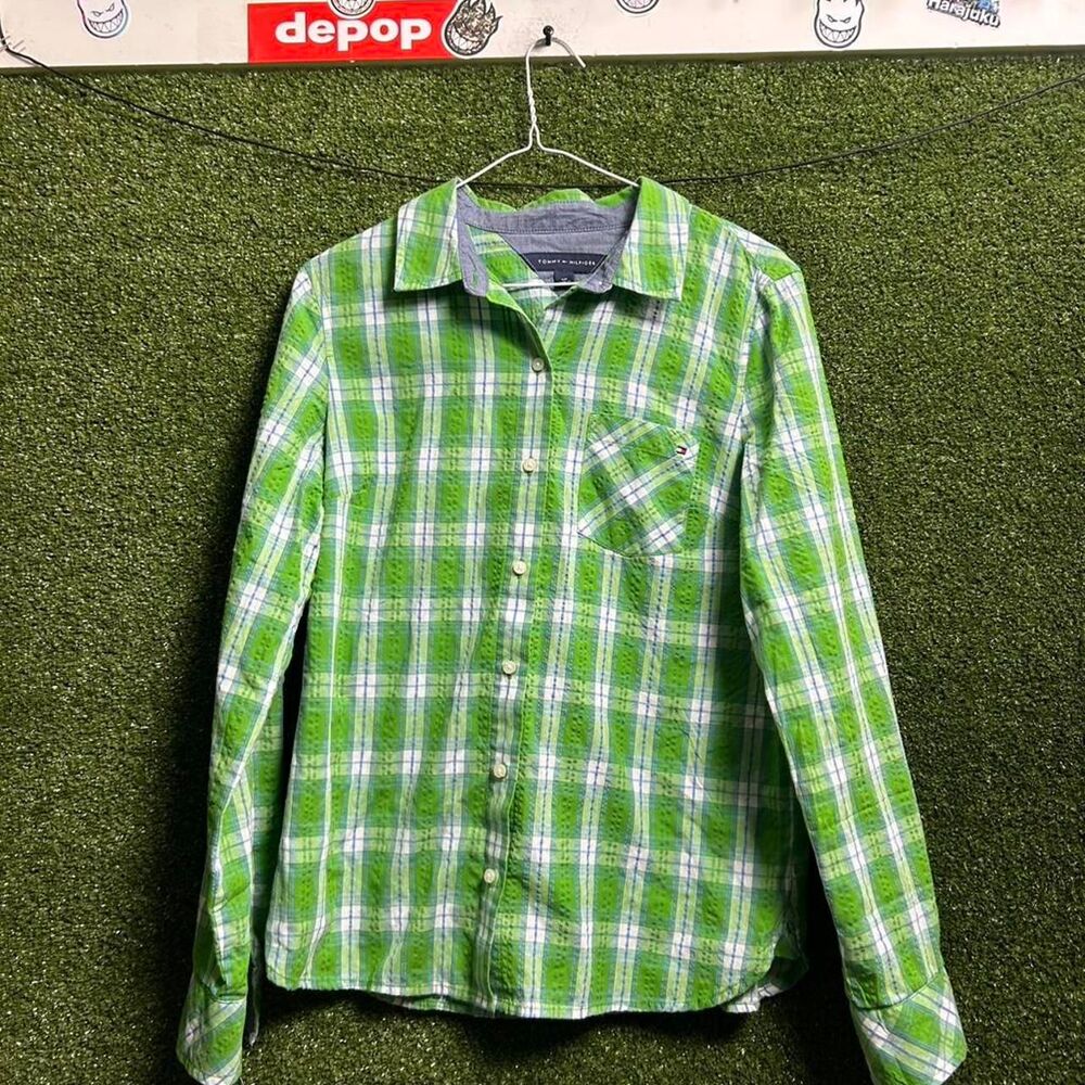 Tommy-hilfiger Women's Green Shirt
